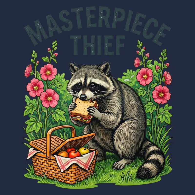 Raccoon Picnic Thief