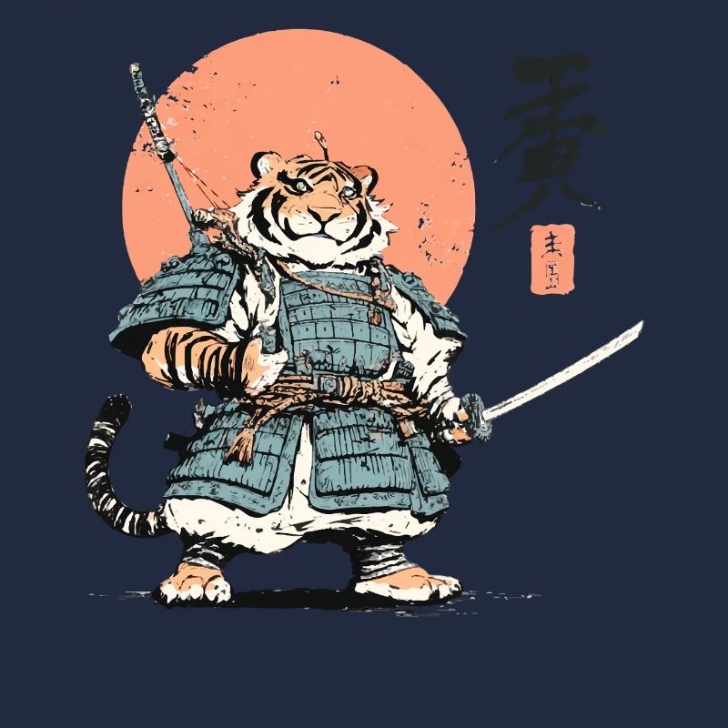 Tiger Samurai Armor Katana