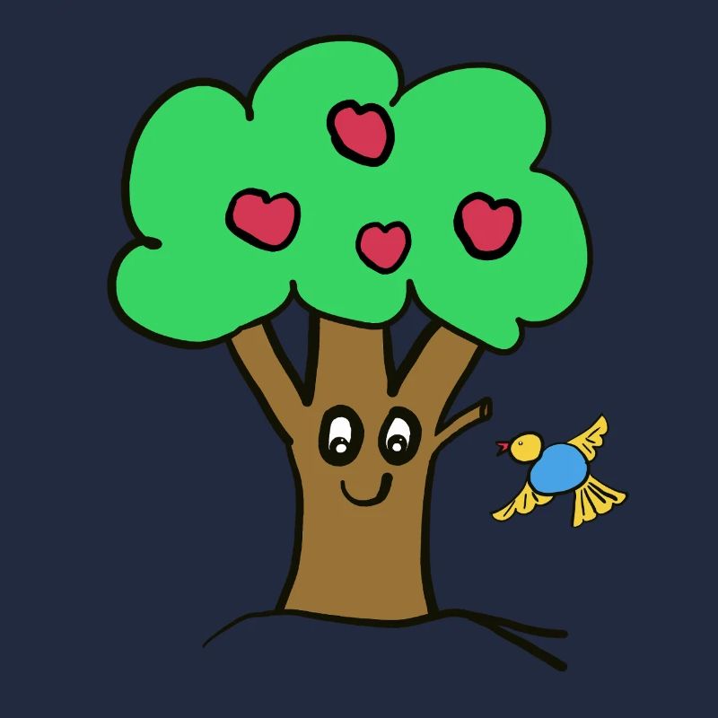 Pommier Arbre Oiseau de la nature