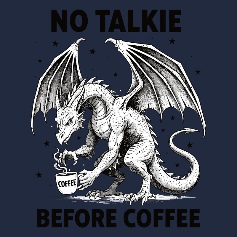 Pas de conversation avant Dragon Amoureux du Café