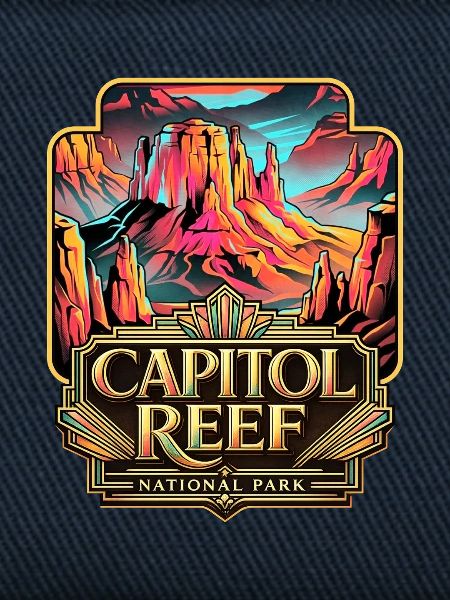 Capitol Reef Neon-Wüstenlandschaft