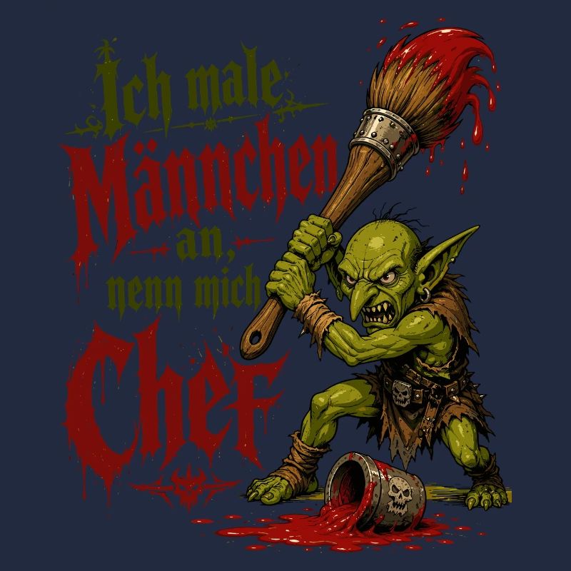 Tabletop Goblin mit Pinsel