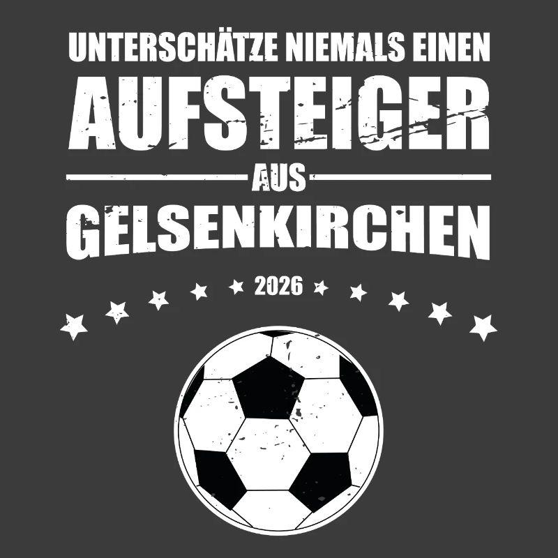 Schalke Fan Retro Aufsteiger aus Gelsenkirchen