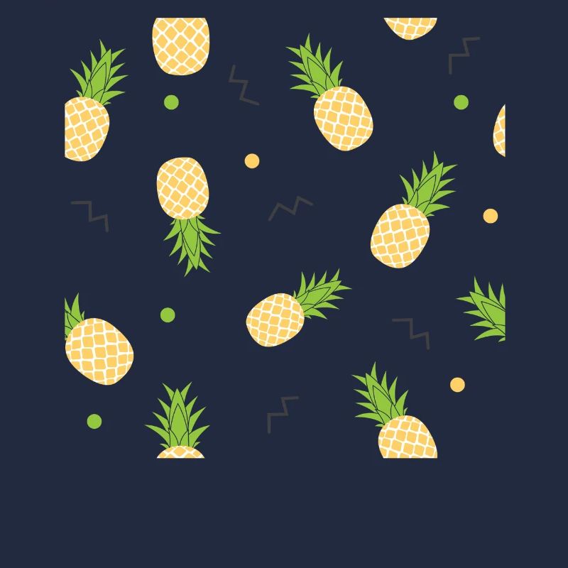 pineapple yellow pattern