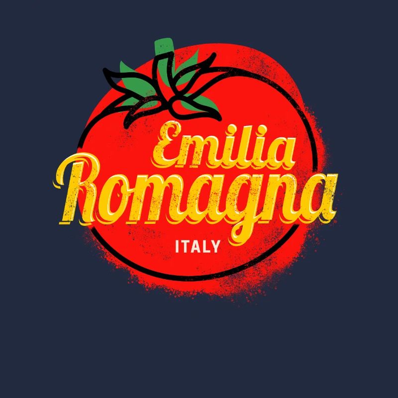 Emilia-Romagna mit Tomate Italien Vintage Souvenir