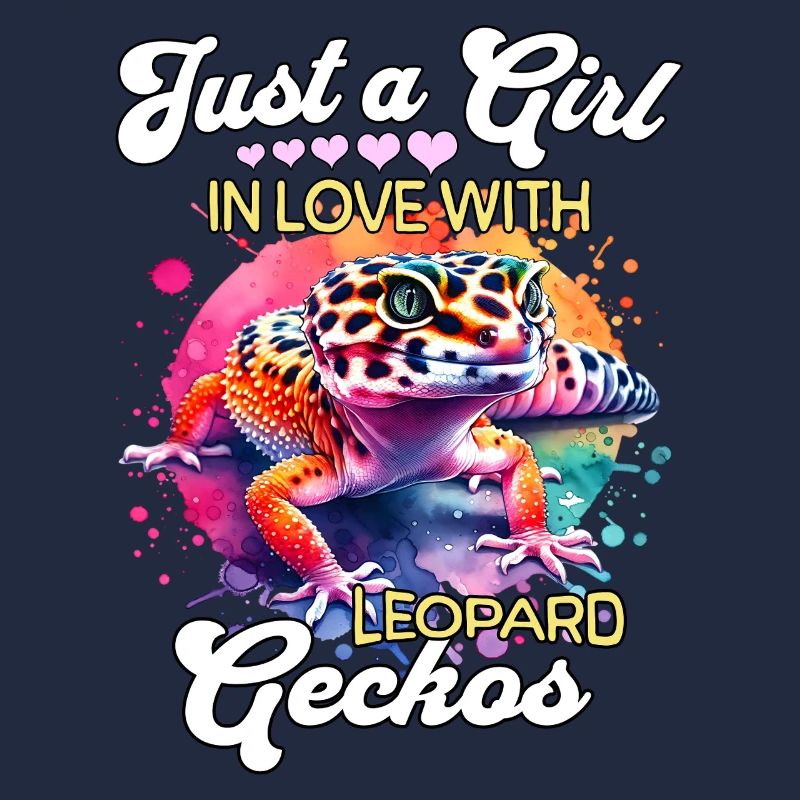 Mädchen Leopardgecko