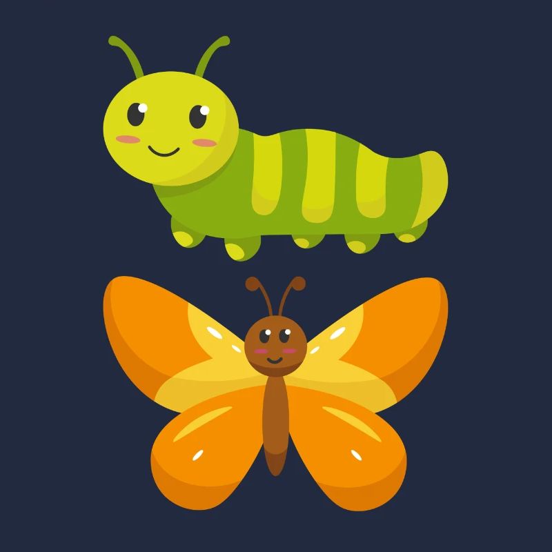 De la chenille au papillon
