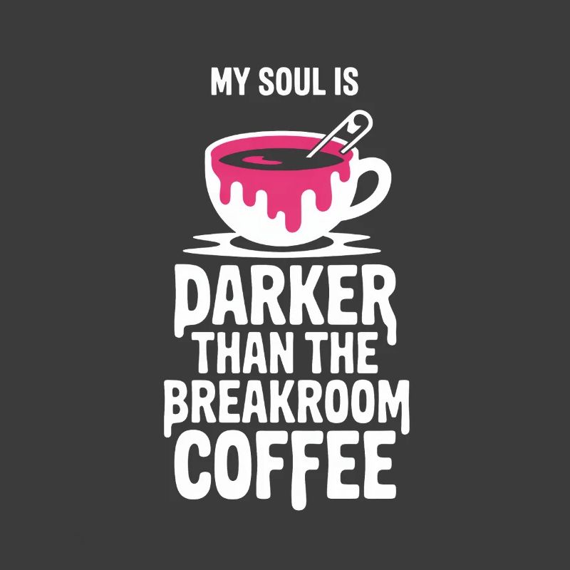 Plus sombre que le café de la salle de pause