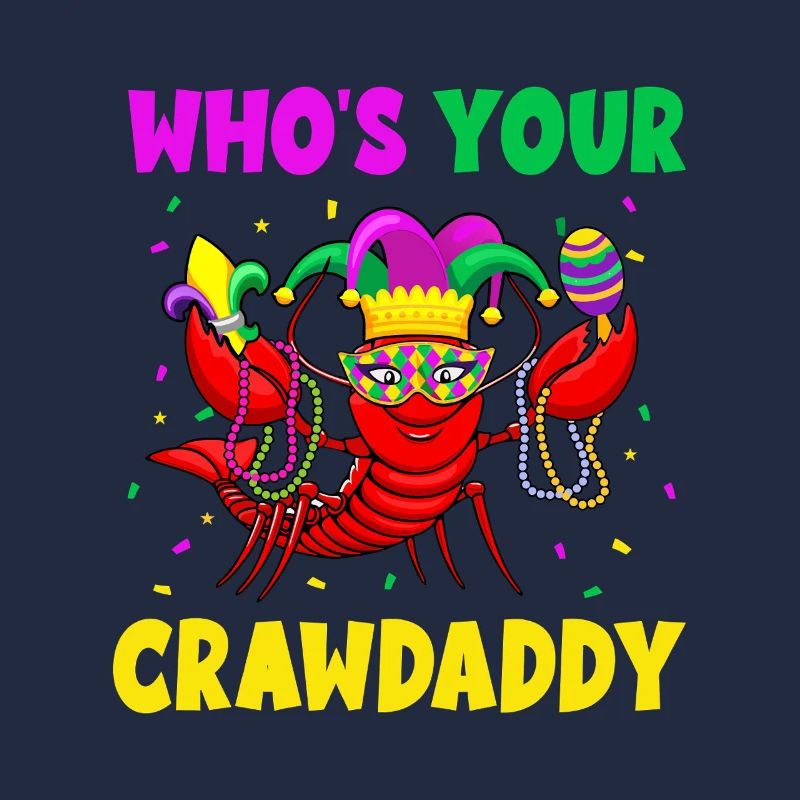 Masque de Mardi Gras Crawdaddy
