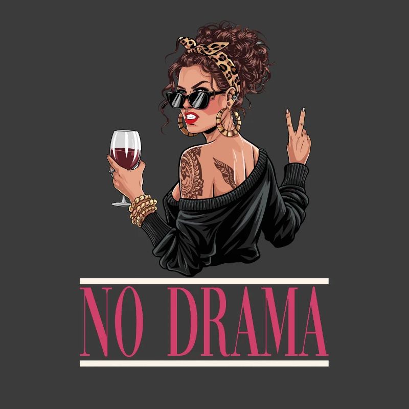No Drama Diva Stil-Print