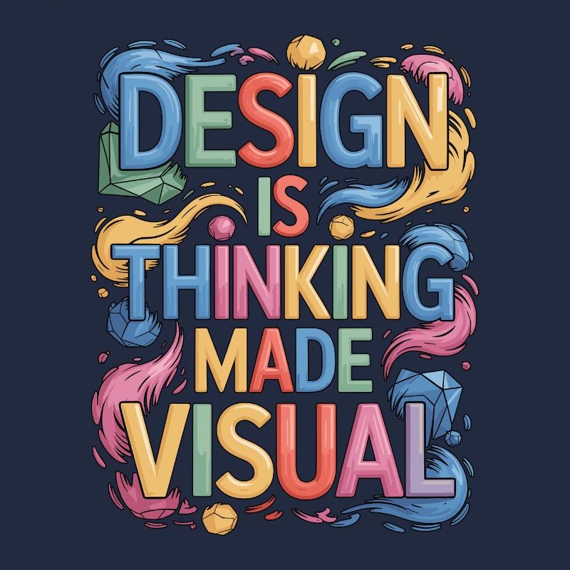 Graphic Designer Design Is Thinking Graphic Artist