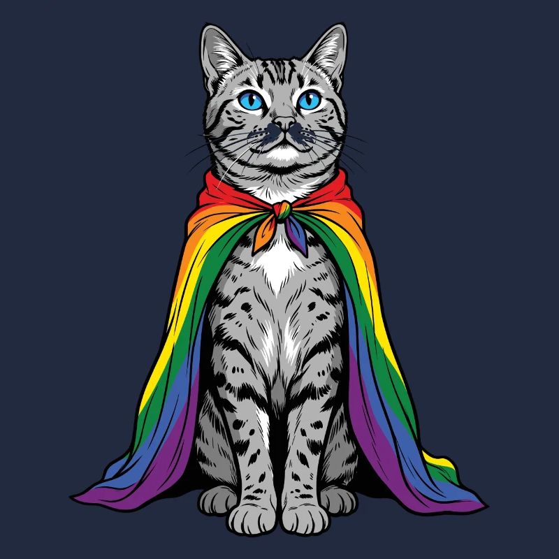 LGBTQ-Pride-Monat – Regenbogenkatze