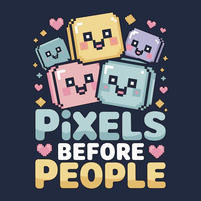 Graphiste Pixels avant Designer de marque