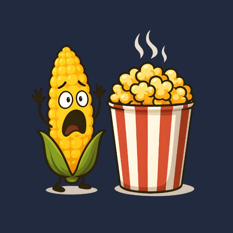 Popcorn choqué au maïs