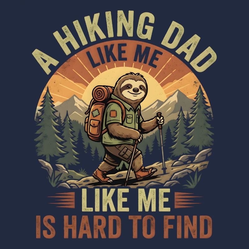 Hiking Dad Sloth Adventure