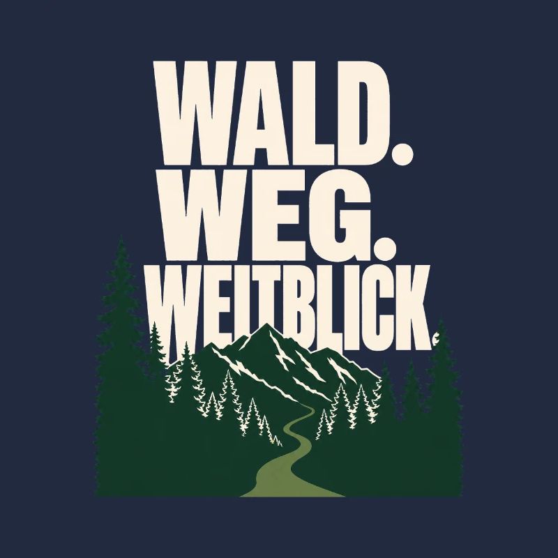 Schwarzwald Wandern, Wald. Weg. Weitblick