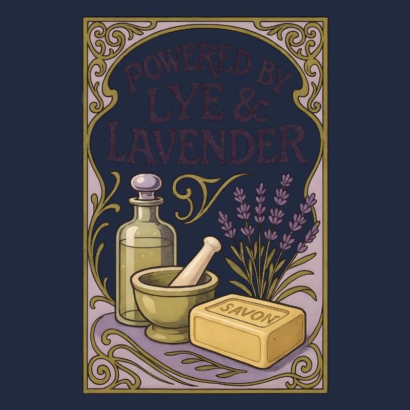 Lye & Lavender | Soap boiling