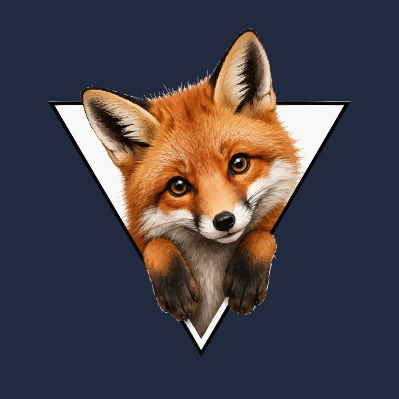 Illustration du renard dans le triangle