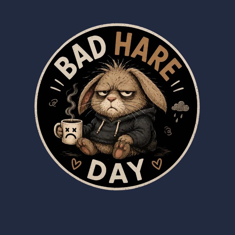 Bad Hare Day Grumpy Bunny