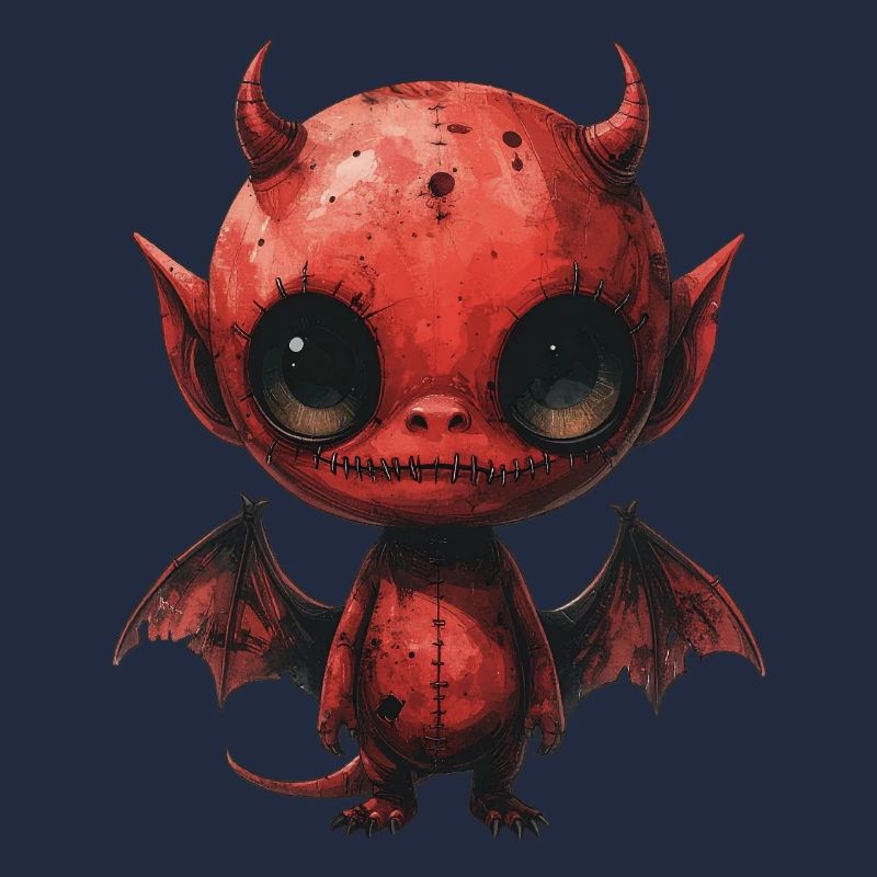 Creepy Cute Red Devil