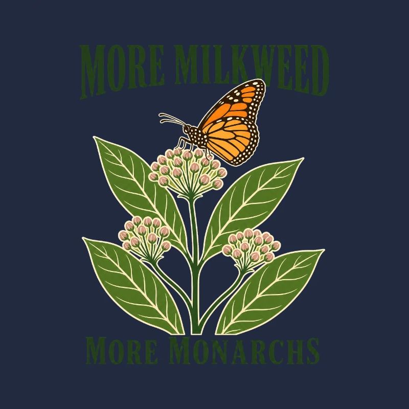 Plus d’asclépiades Plus de monarques Jardin des pollinisateurs