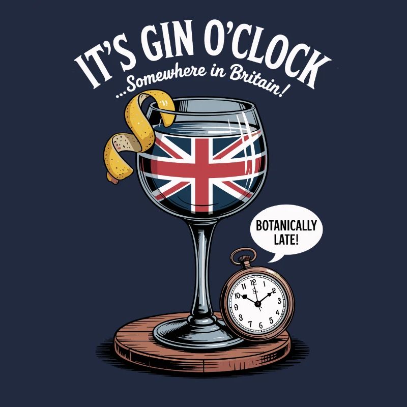 Gin O'Clock Britischer Humor