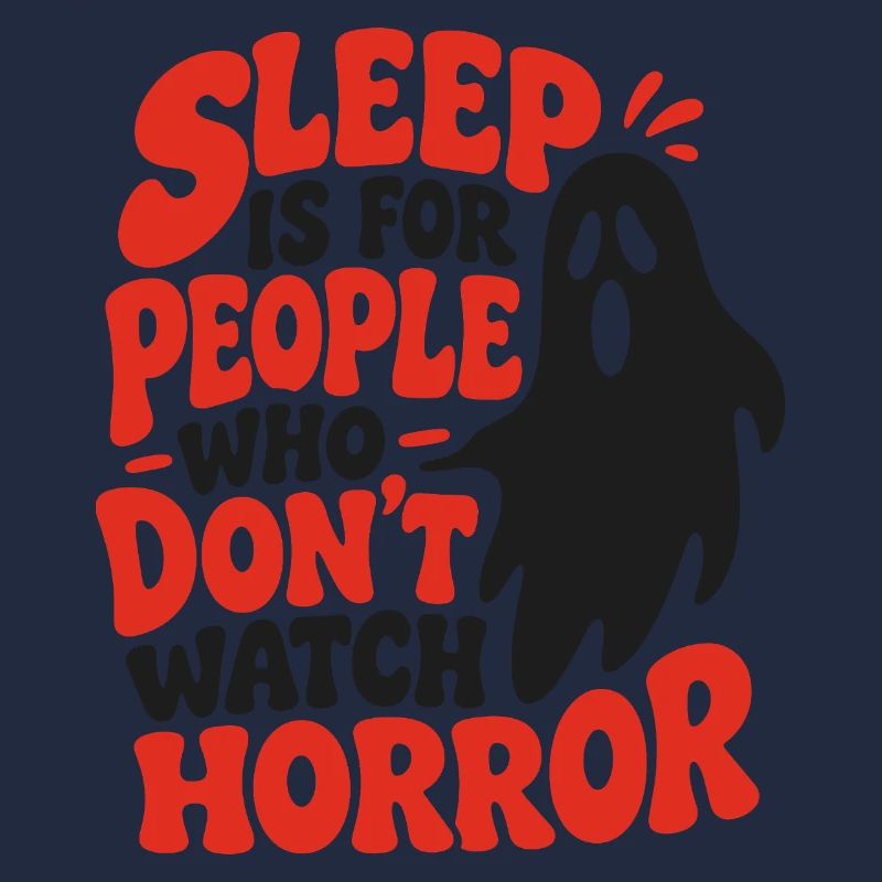 Sleep Is For People Funny Ghost