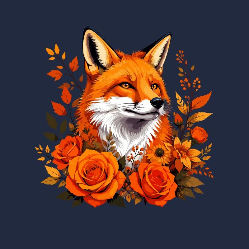 Fuchs im Herbstrausch