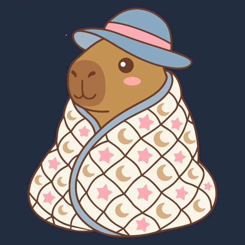 Capibara Moonstar Douillet dans le Cap Starry Qulit