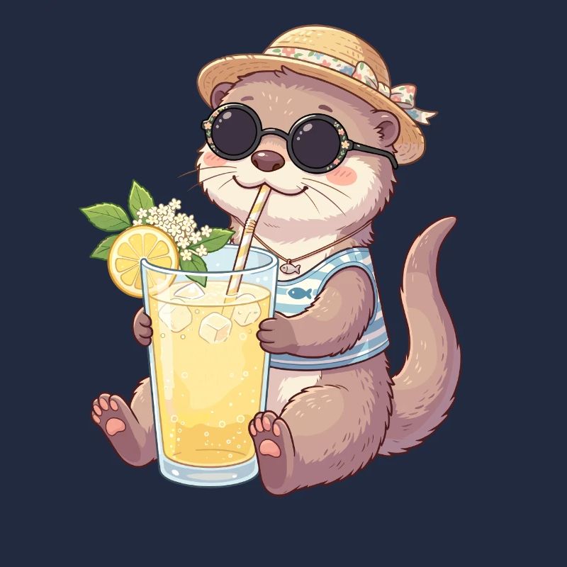 Summer Otter Lemonade Vibe