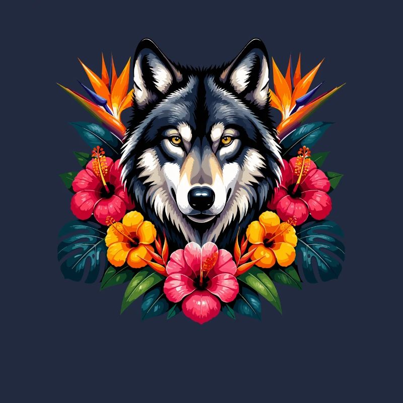 Fleurs tropicales Wolf’s Head