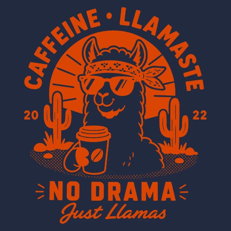 No Prob Llama Chill Spruch