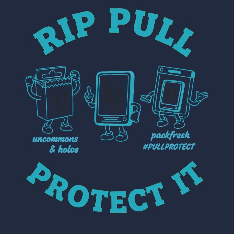 Trading Card Collector Rip Pull Protect It