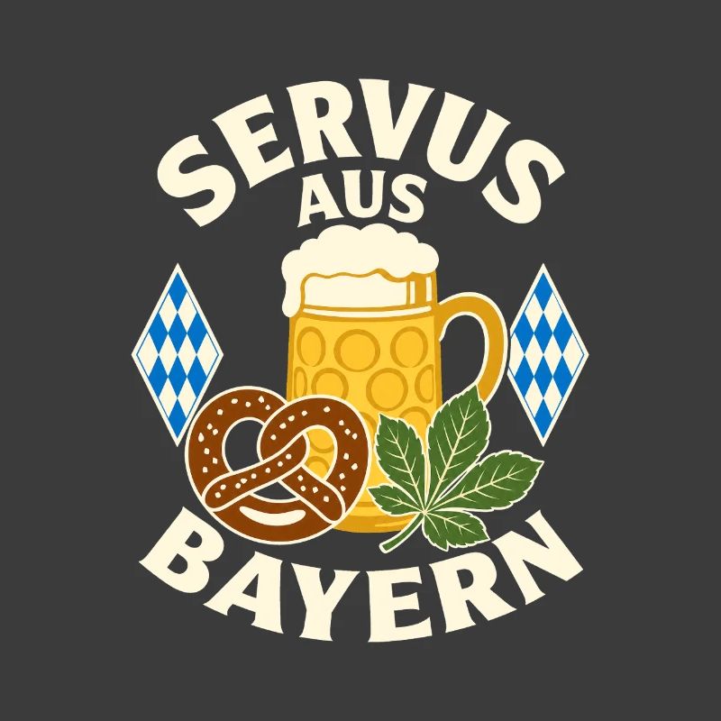 Servus aus Bayern Bierbrezel