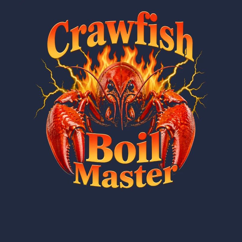 Crawfish Boil Master Lustige Männer Crawfish