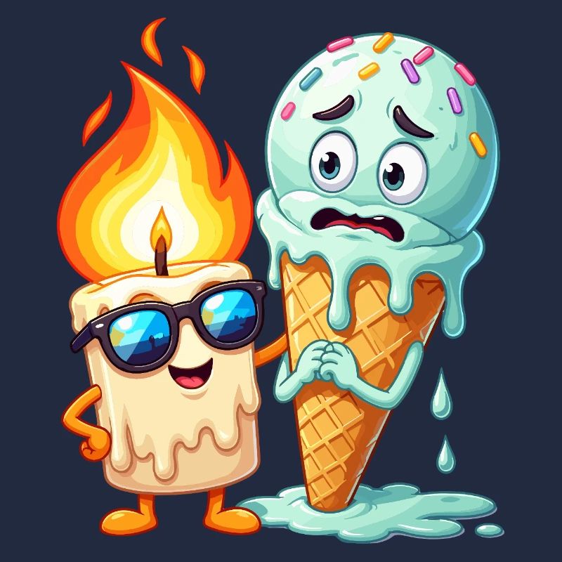 Flammenfreund Eiscreme Duo
