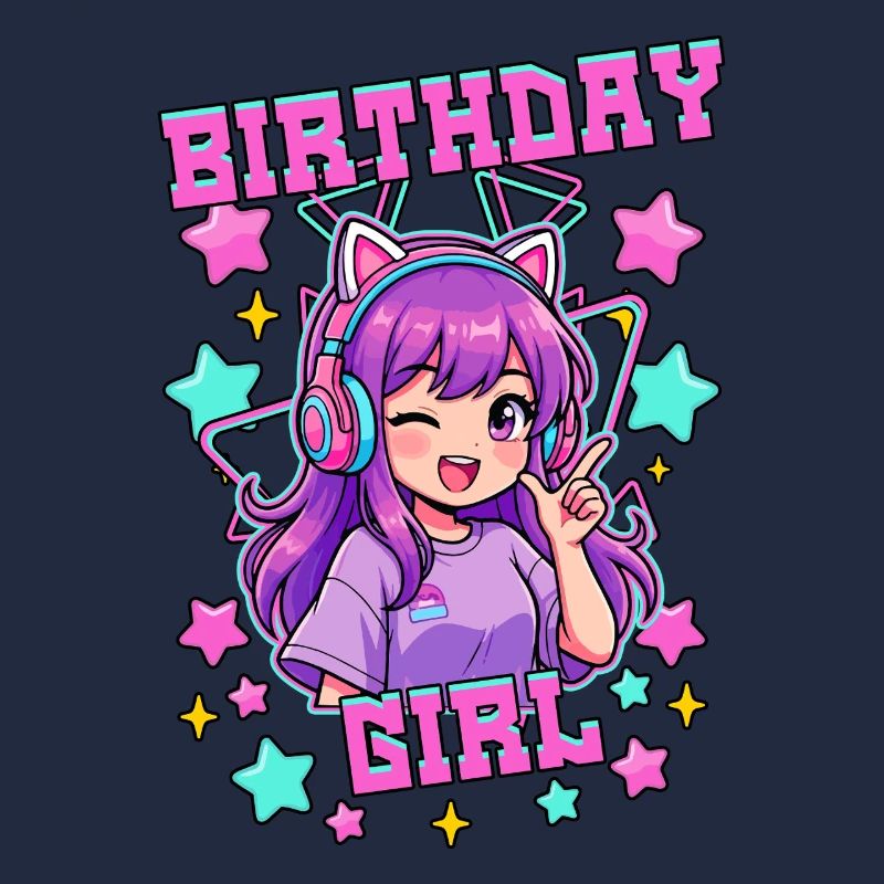 Fille d’anniversaire Pop coréenne Anniversaire K Pop