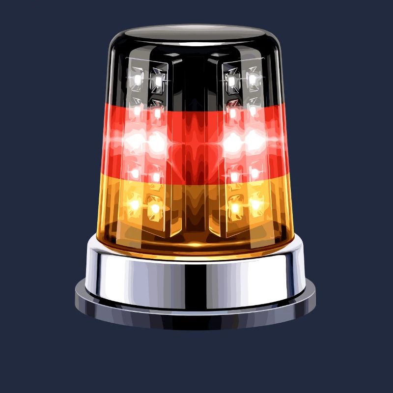 Hyperrealistic Germany Siren Beacon