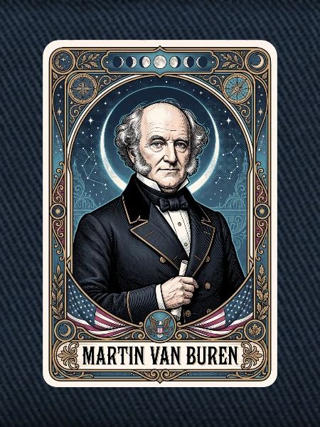 Martin Van Buren Tarotkarte