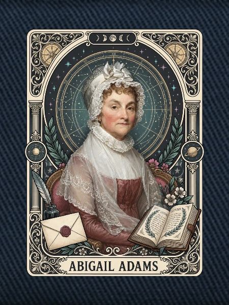 Abigail Adams im Sternenrahmen