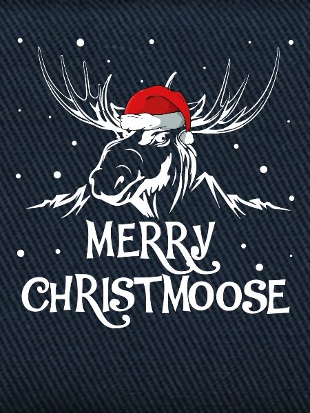 Merry ChristMoose Weihnachtsdesign