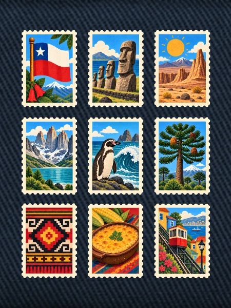 Chile Briefmarken