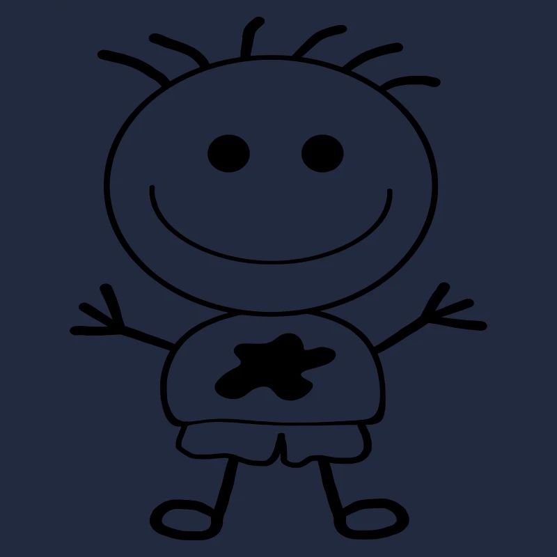 Strichmännchen-Junge