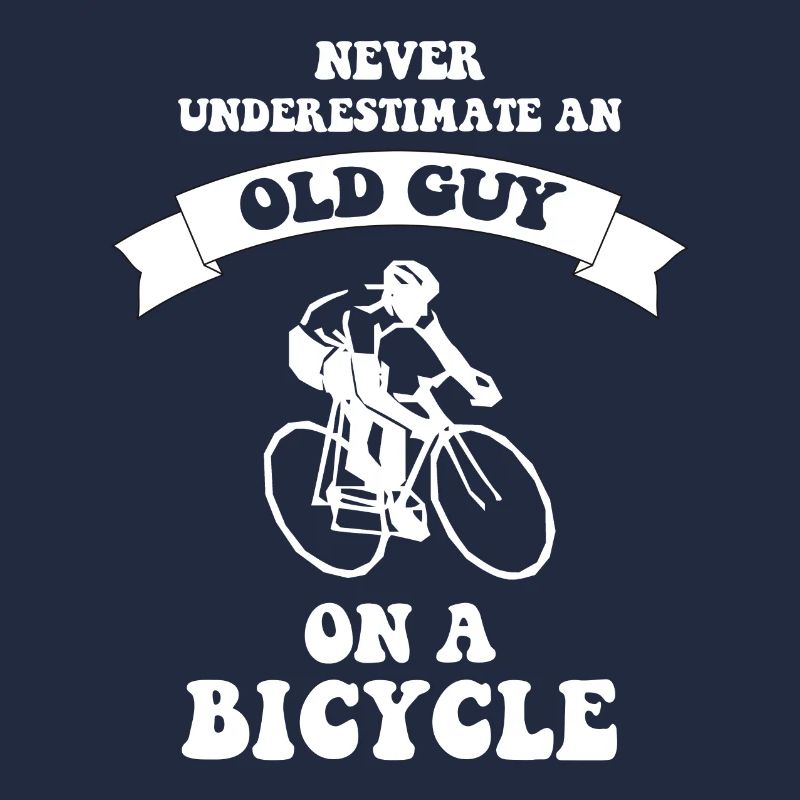 Never underestimate an old guy on a bicycle
