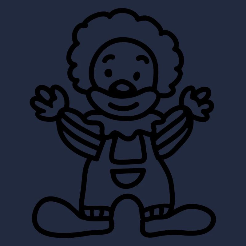 kleiner Clown - line