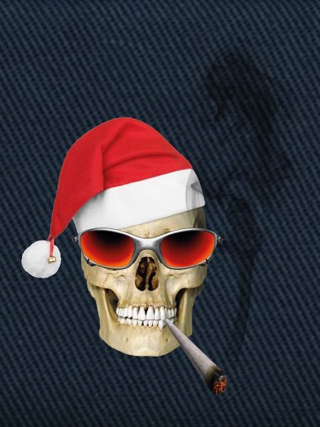 CHRISTMAS SKULL