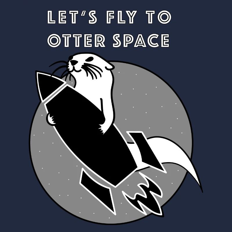 Volons DE L'ESPACE OTTER - NOIR ROCKET