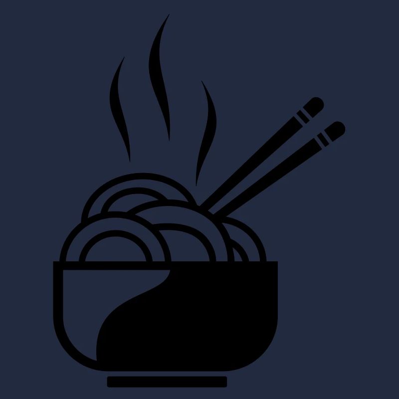 Nudeln mit Stäbchen