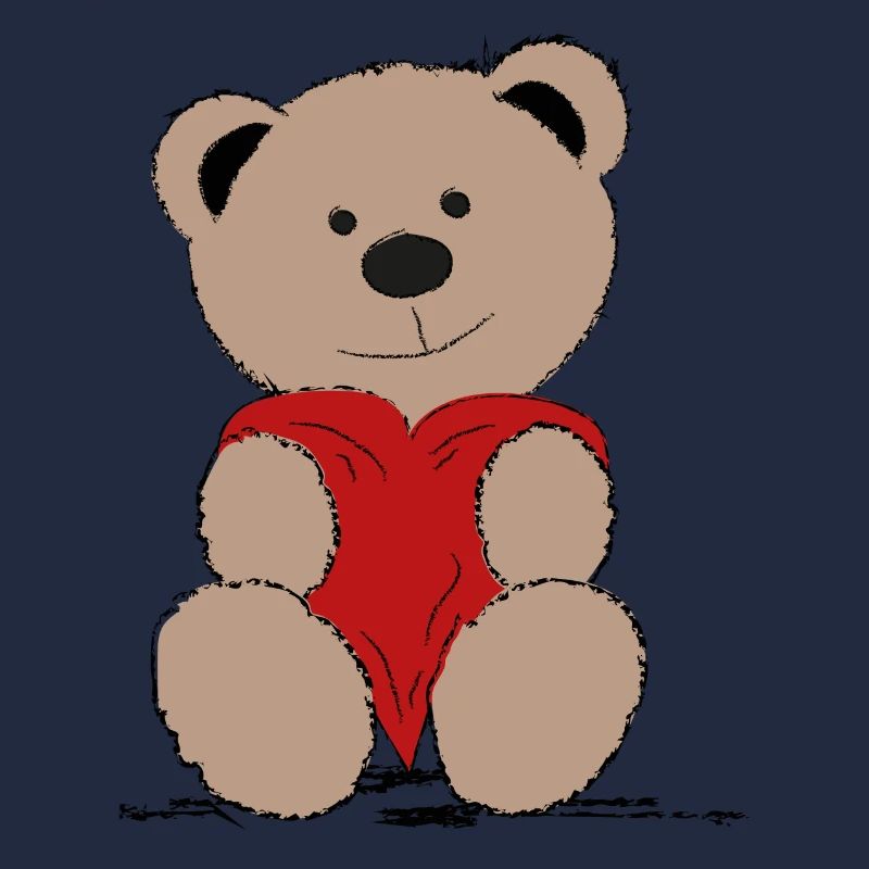 Teddybär mit Herz