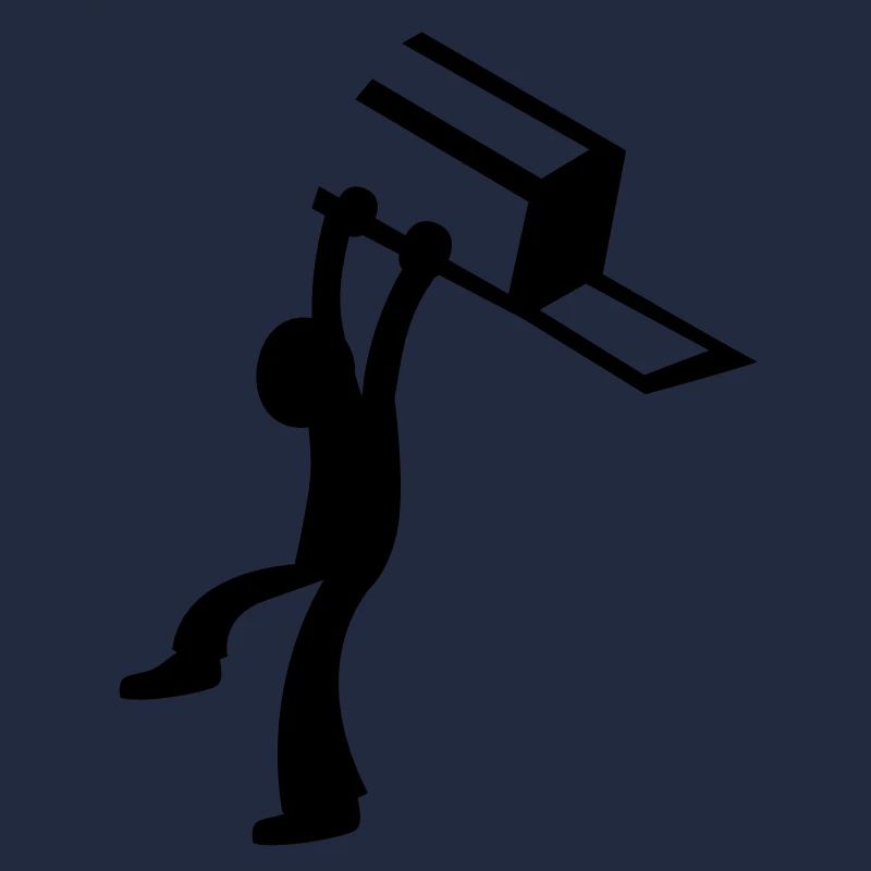 BAR Kampf, Mensch, Mann wirft einen Stuhl